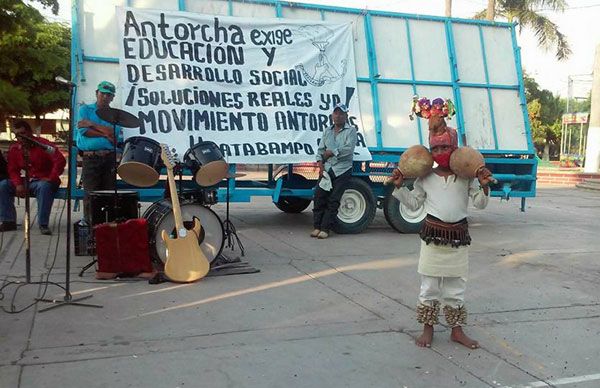 Con protesta cultural sonorenses exigen educación, justicia y desarrollo social