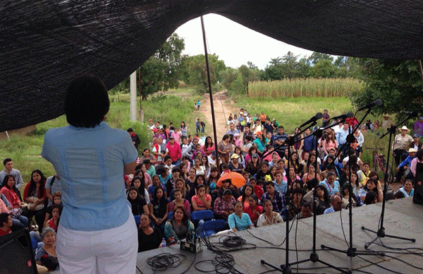 Inauguran drenaje en San Miguel Curaguango