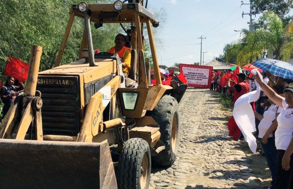 Gestiona Antorcha 9 mdp para carretera de Toliman