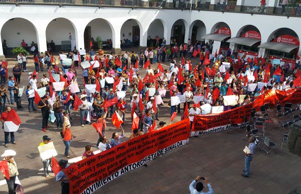 Antorchistas de Culiacán marcharán a Palacio Municipal 