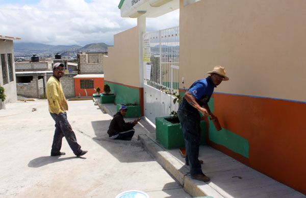 Concluye segunda etapa de remodelación en primaria antorchista