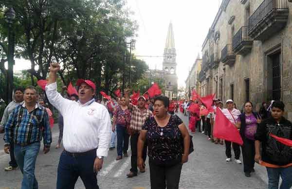 Incumple gobierno de Jalisco compromisos adquiridos con antorchistas