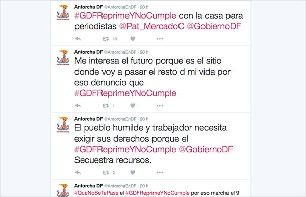 Gobierno de la CDMX reprime y no cumple