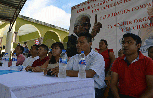 Antorchistas celebran logro de recursos en vivienda