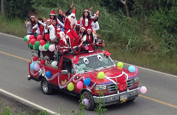 CECyTE Chapulhuacanito  realiza desfile navideño