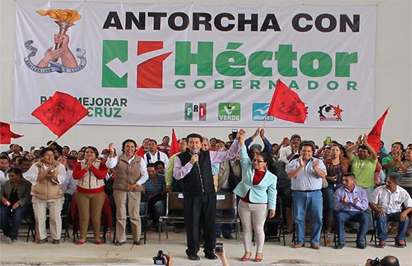 Antorcha con Héctor Yunes Landa para mejorar Veracruz