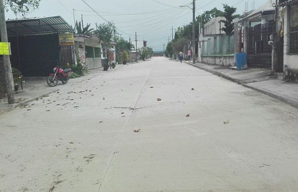 Gracias a Antorcha la calle Cuauhtémoc es una realidad en San Rafael