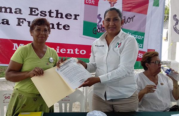 Los antorchistas de San Carlos van con Norma Esther para Presidenta Municipal