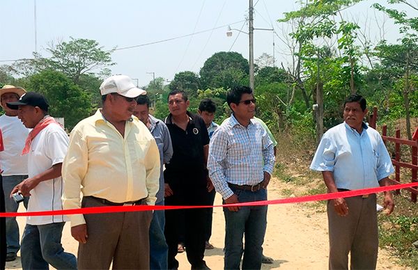 Avanza ampliación de comisaría ejidal en Matías Romero 