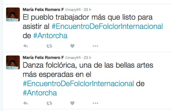 Difunde Antorcha en redes su Encuentro de Folclor Internacional