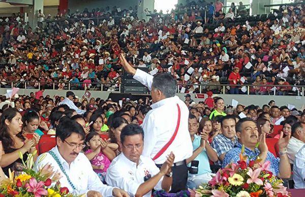 10 mil antorchistas nayaritas celebran 16 años de lucha