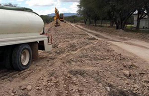 Inicia obra de pavimentación del camino Saucillo-San Marcos de Abajo