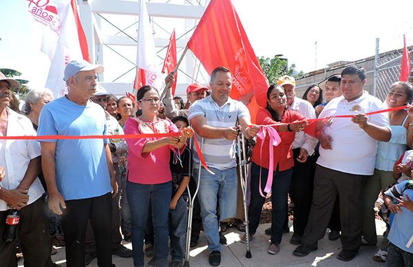 Inauguración de pozo elevado en la comunidad Humberto Gutiérrez Corona