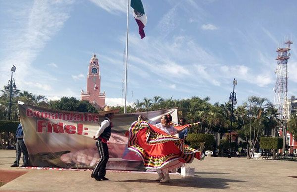  Meridanos honran al líder de la Revolución cubana