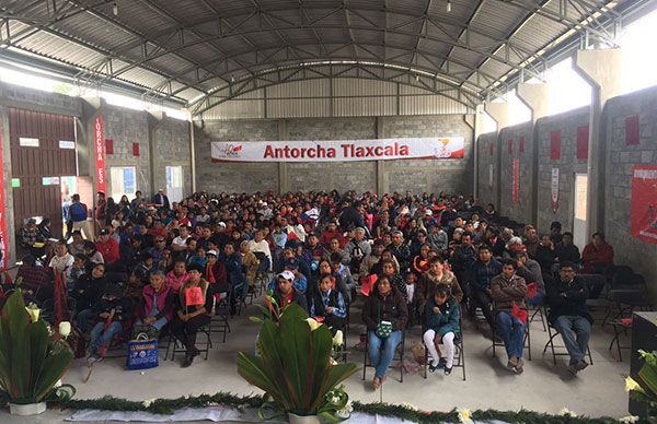 Plenos antorchistas, comprometidos al crecimiento de Antorcha