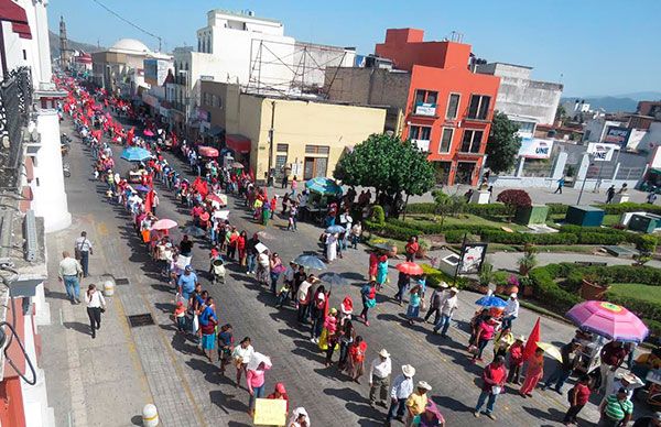 Agremiados de la zona norte marcharán este 10 de marzo 