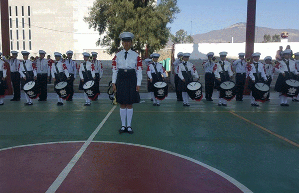 Michoacán rumbo al VIII Encuentro Nacional de Bandas de Guerra