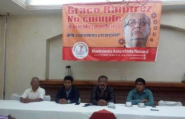  Denuncian oaxaqueños política represiva de Graco