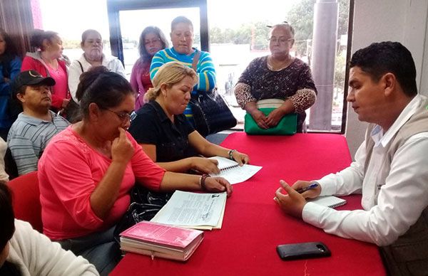 Revisan antorchistas avances de demandas ante el Ayuntamiento de Uruapan