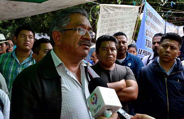 Inoperancia del gobierno oaxaqueño provoca manifestación en Palacio