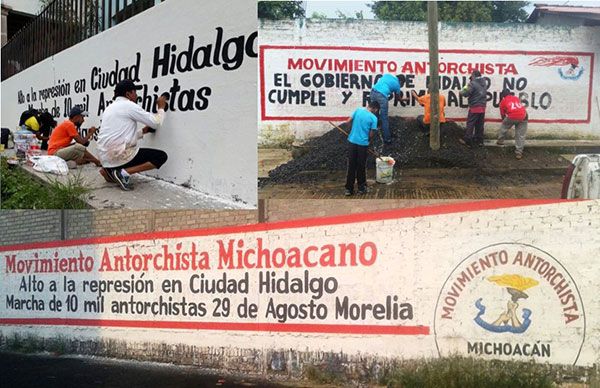 Exigen justicia para comerciantes semifijos; 10 mil antorchistas marcharán en Morelia