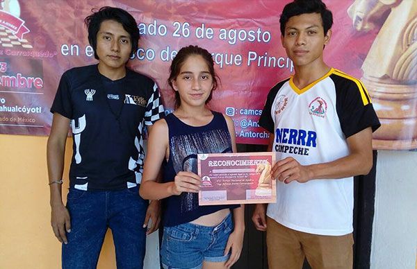 Destacada participación de niños y jóvenes campechanos en Torneo de Ajedrez Estatal