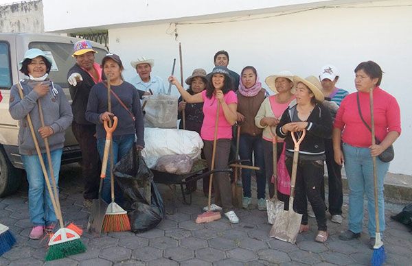  Entrega Antorcha en Tlaxcala más de un millón de pesos en empleo temporal