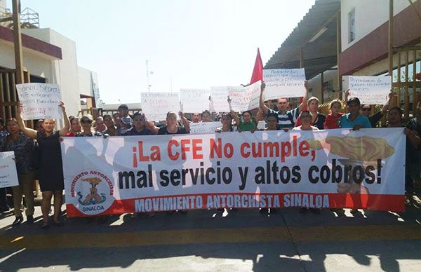  Buscan que gobierno de Sinaloa intervenga ante abusos de CFE