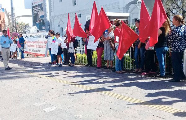  Vecinos de la 8 de Febrero piden al Ayuntamiento de Culiacán intevenga en invasión