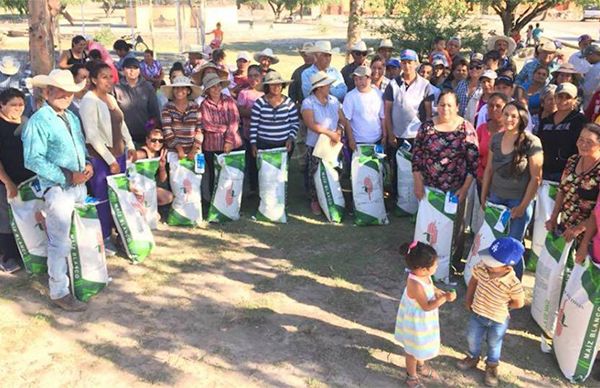 Entregan semilla de maíz mejorada a pequeños productores de Lagos de Moreno   