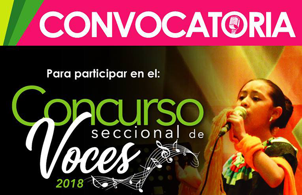 Próximamente en Ixtapaluca el Concurso Seccional de Voces