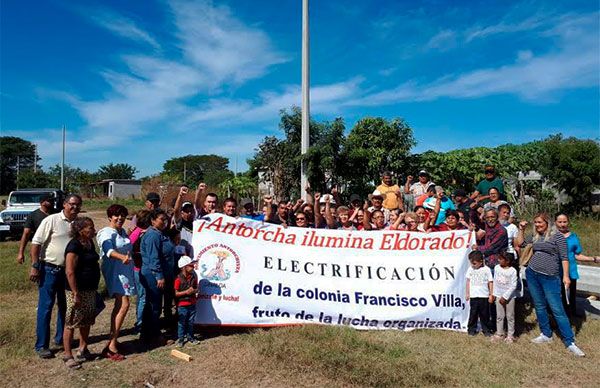 Antorcha beneficia a Eldorado con luz eléctrica 