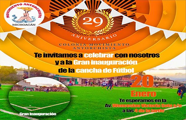 Próxima inauguración de espacio deportivo en Uruapan