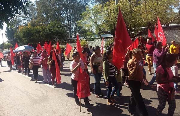 Solicitan antorchistas aplicación de recurso gestionado por Diputados federales 