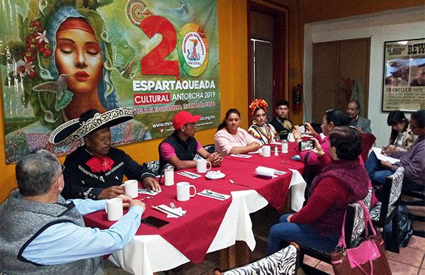 Anuncian en Jalisco XX Espartaqueada Cultural Nacional del Movimiento Antorchista