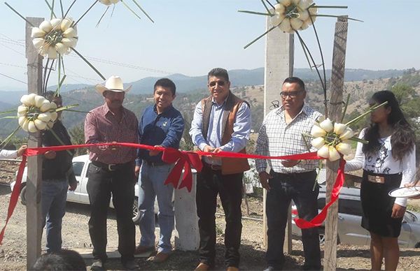 Pobladores de Cañada San José inauguraron red de agua potable