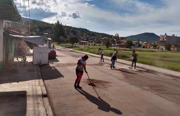 Se promueve cultura de limpieza en la colonia Mártires de Antorcha