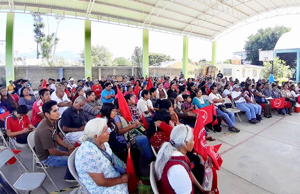 Participarán antorchistas de Oaxaca en festejo del 45 Aniversario