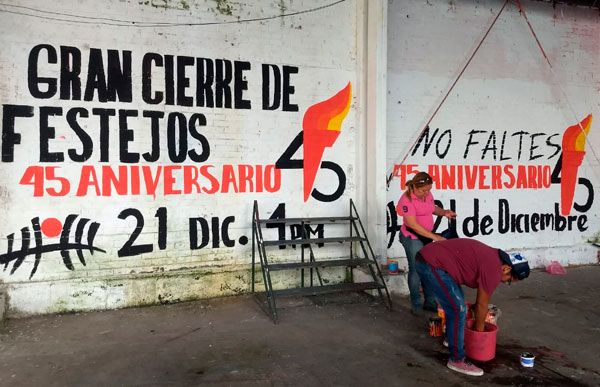 Activistas de Azcapotzalco invitan a colonos al 45 Aniversario de Antorcha