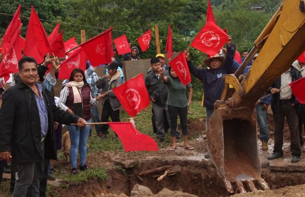 Inician año con obra en comunidad indígena