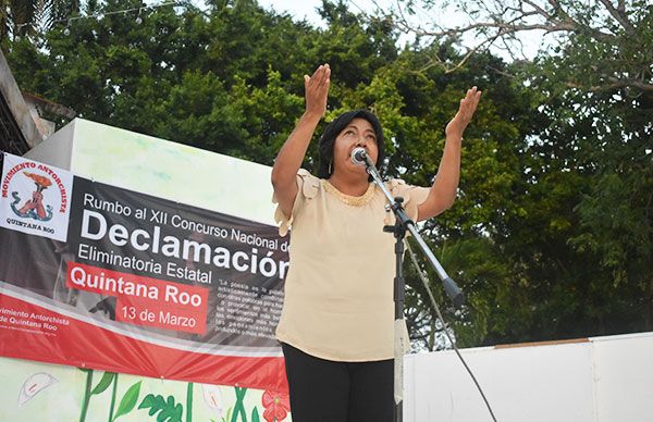 Realizó Antorcha Eliminatoria Estatal de Declamación