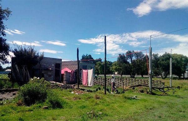 Llueve sobre mojado en Xaloztoc, Tlaxcala