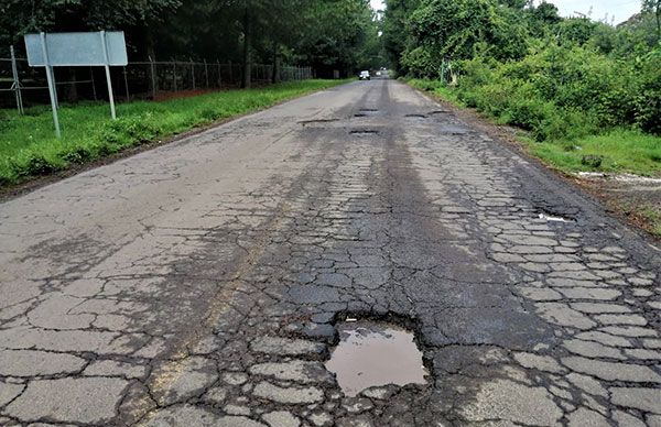 Denuncia Antorcha malas condiciones de caminos y carreteras en Madero y nula atención del gobierno