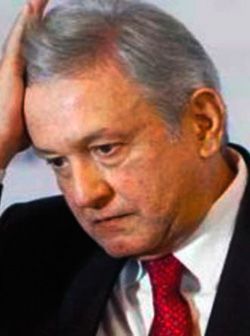 Obrador va en declive