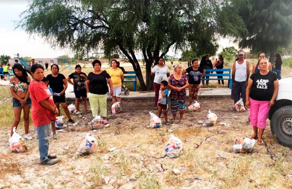 Antorcha logra apoyos alimentarios para comunidades de Tlahualilo 