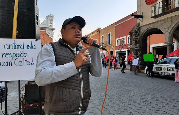 Antorchistas de Tlaxcala exigen cese persecución política en Puebla