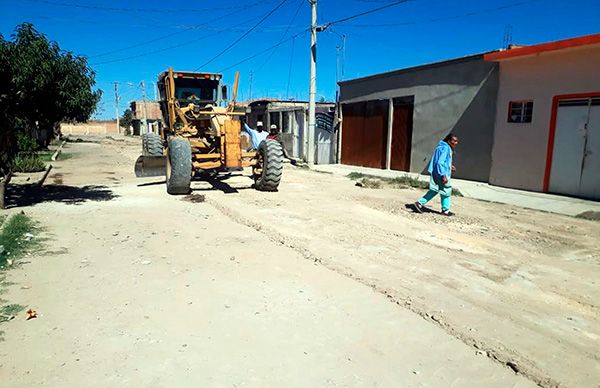 Antorchistas logran reparación de calles en Luz del Carmen