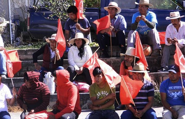 Antorcha abandera necesidades del pueblo en la Mixteca