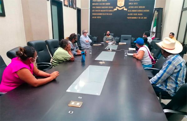 Antorchistas buscan con ayuntamiento de Tepic progreso social 