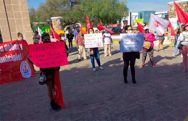 Se manifiesta Antorcha en Corregidora